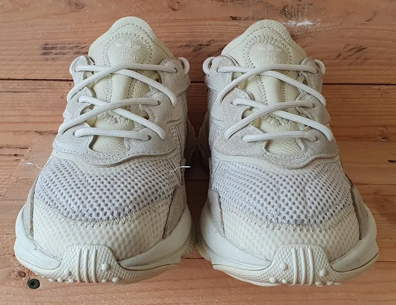 Adidas Ozweego Low Textile/Suede Trainers UK5.5/US6/EU38.5 FX5197 Triple Sand