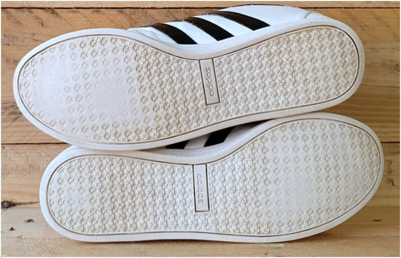 Adidas VS Coneo QT W Low Leather Trainers 4.5/US6/EU37 DB1804 Black/White
