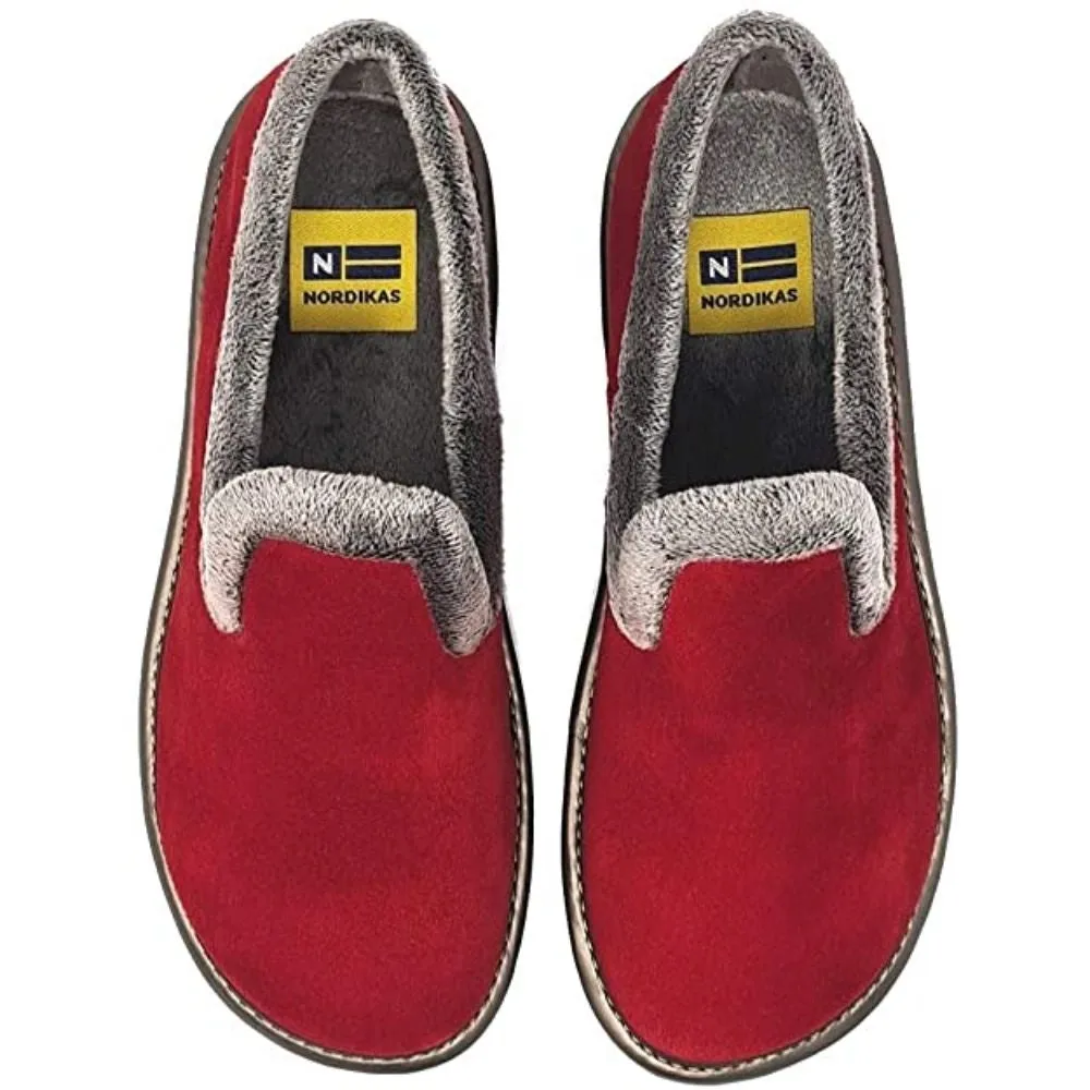 Afelpado Red 304-80 Nordikas Comfy Slide Slippers