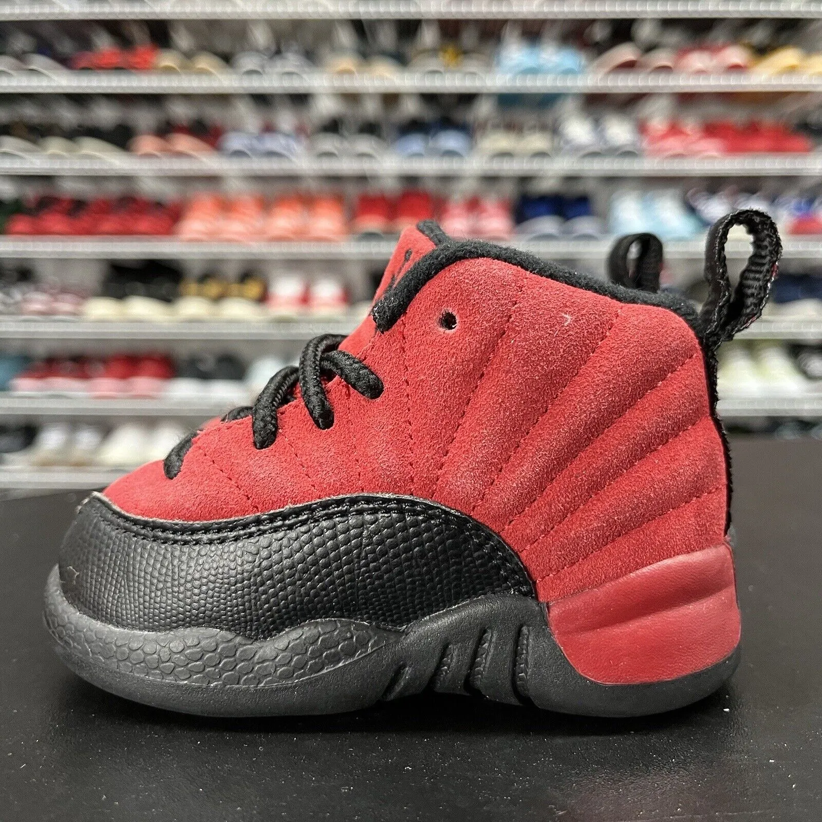 Air Jordan 12 Retro Reverse Flu Game TD 850000-602 Size 4C