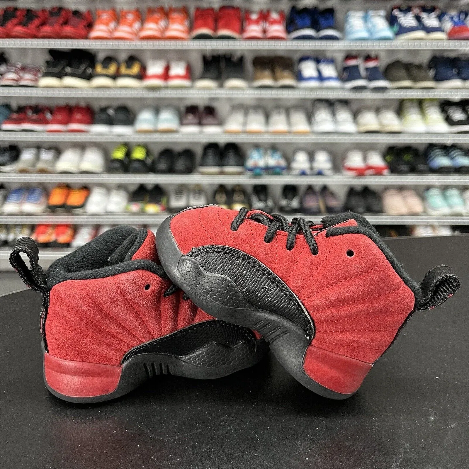 Air Jordan 12 Retro Reverse Flu Game TD 850000-602 Size 4C