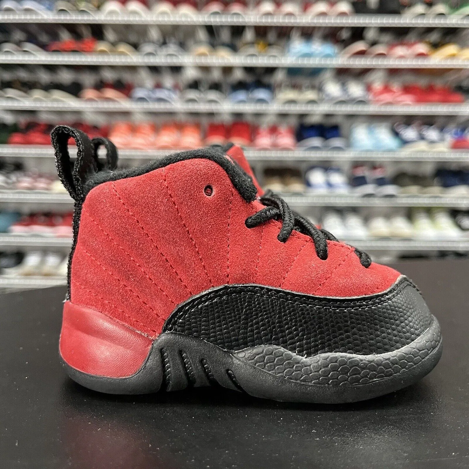 Air Jordan 12 Retro Reverse Flu Game TD 850000-602 Size 4C