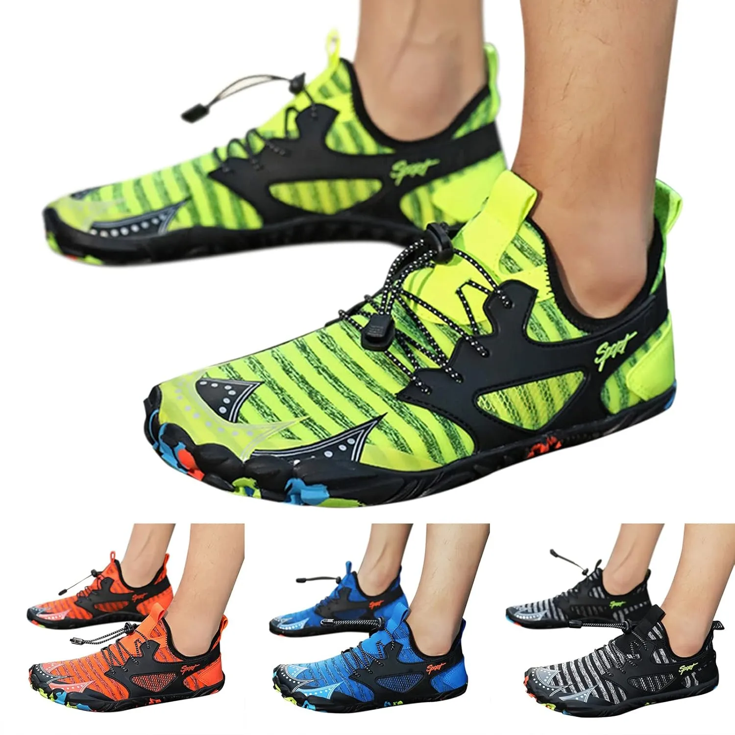 Aqua Socks Water Shoes Barefoot Quick Dry Swim Surf Beach Yoga Camping Boating River Pool Non Slip Outdoor Sport Shoes Spring Shoe for Women 2025