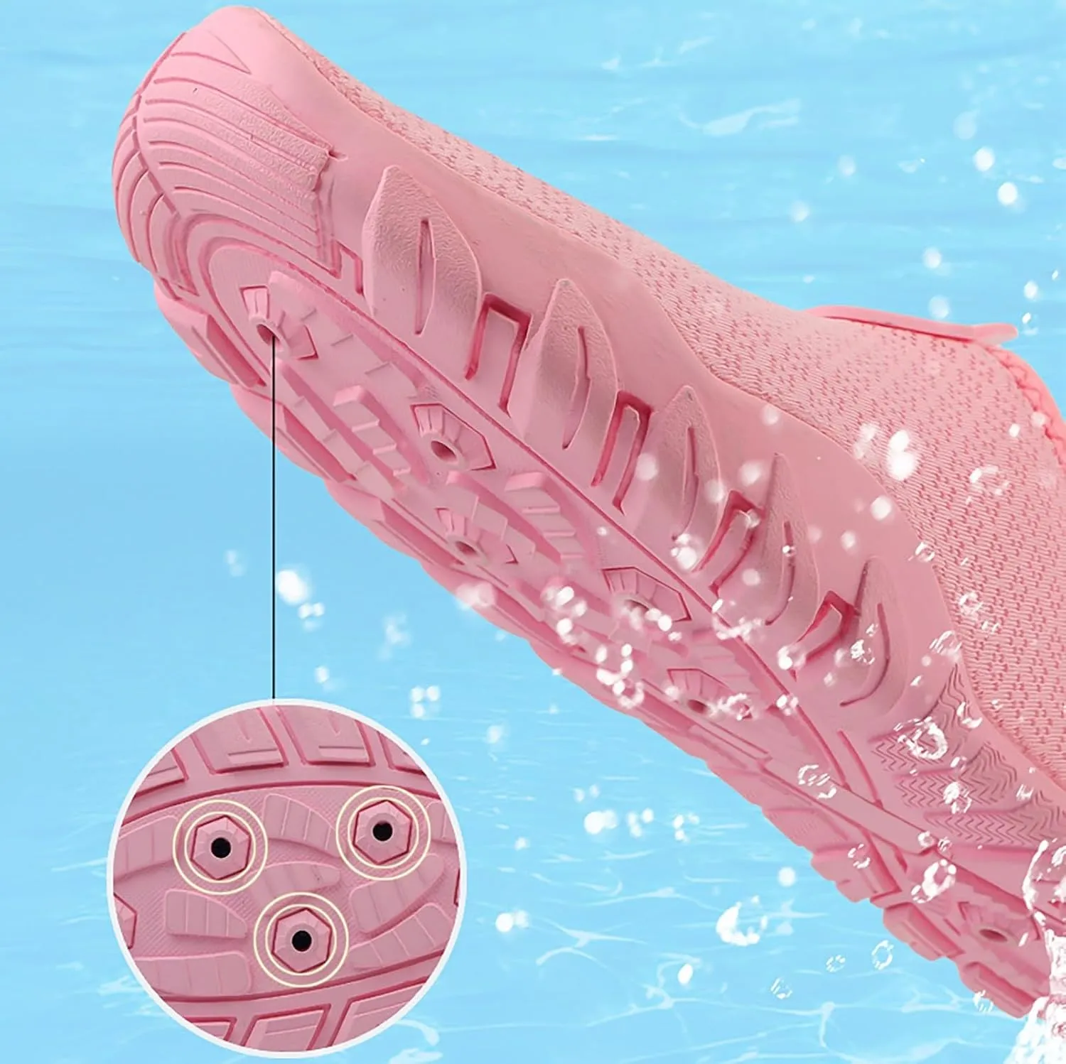 Aqua Water Shoes Barefoot Quick Dry Non Slip Swim Surf Beach Yoga Camping Boating River Pool Sport Shoes Adults Spring Shoe for Women 2025