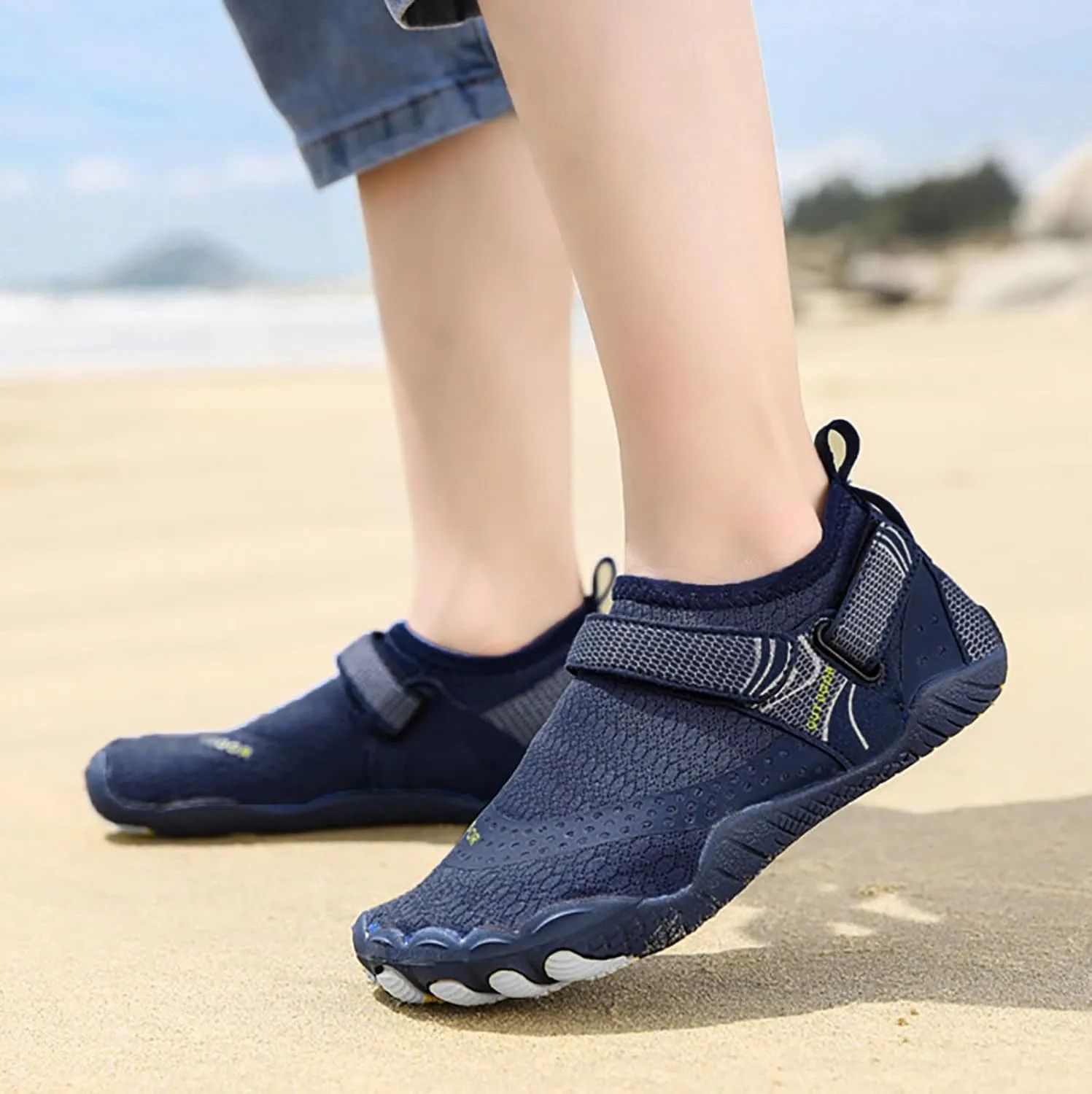 Barefoot Water Shoes Women Men Quick Dry Aqua Socks Beach Swim Pool Shoes Non Slip Outdoor Sports Hiking Surf Yoga Exercise Footwear