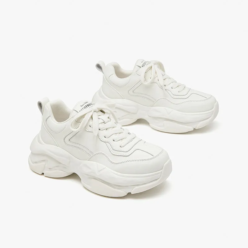 BeauToday Women's Casual Platform Dad Sneakers