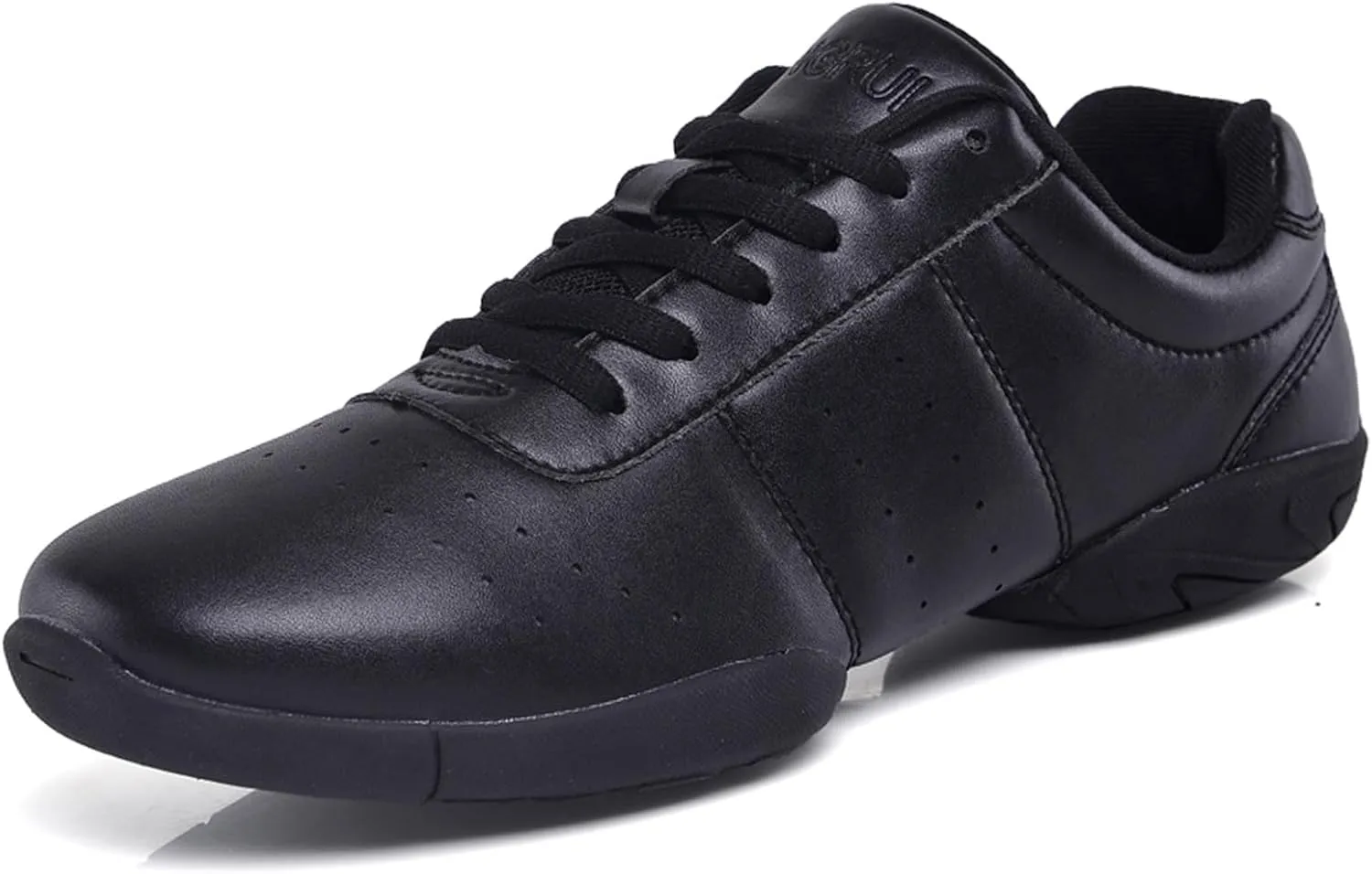 Boys Girls Cheer Shoes Cheerleading School Competition Lace Up Aerobics Gymnastics Wlaking Lightweight Sneakers