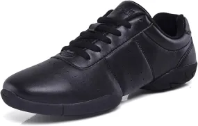 Boys Girls Cheer Shoes Cheerleading School Competition Lace Up Aerobics Gymnastics Wlaking Lightweight Sneakers