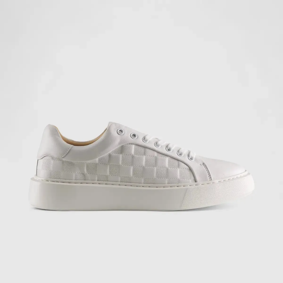 CS Lace Up Sneaker Ferrara White