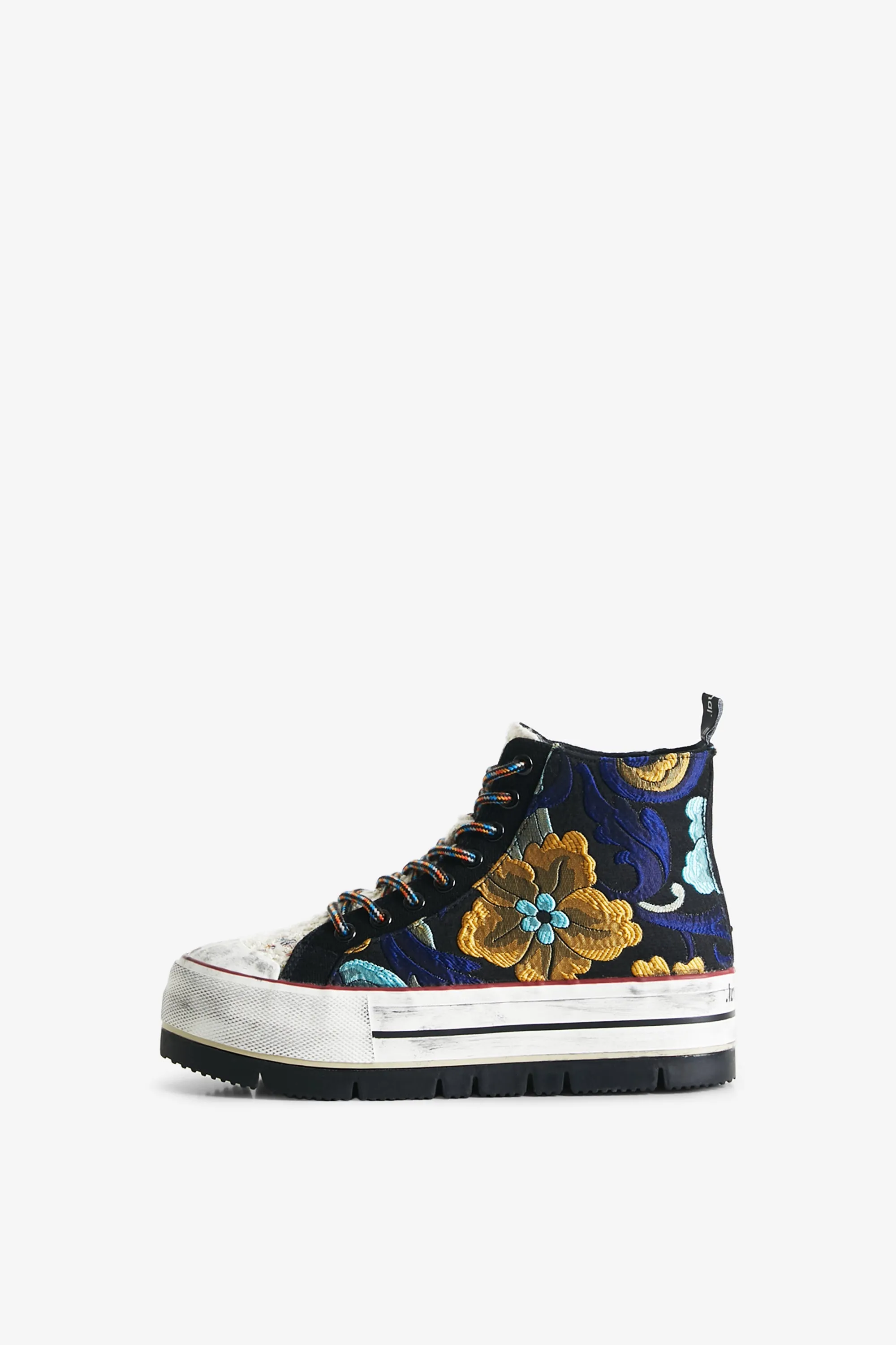 Desigual Crush Sequins Platform High Top Sneakers 22WSKA21 AW22 New Season