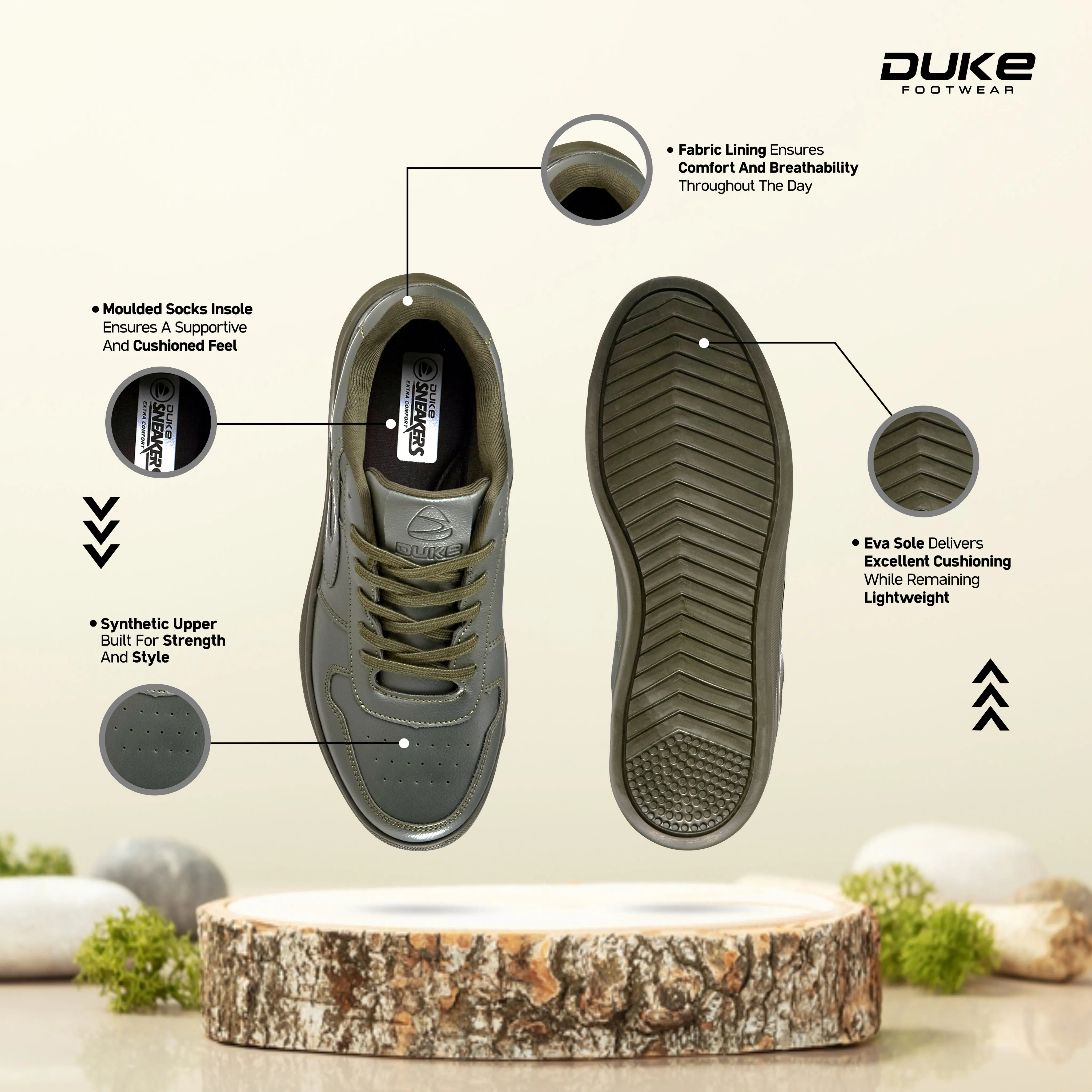 Duke Men's Urban Trend Sneakers (FWOL2565)