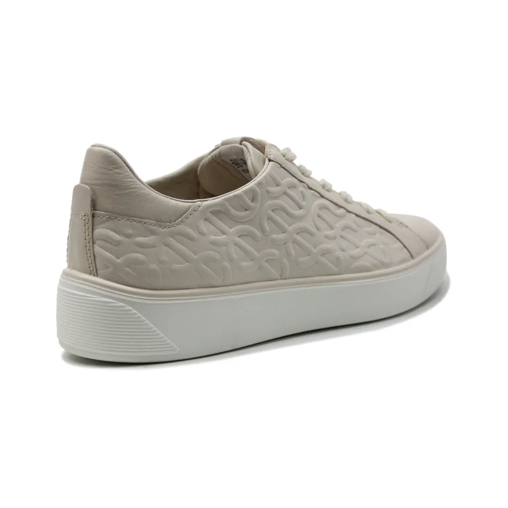 Ecco Street Tray Full Grain Leather Women's Trainers