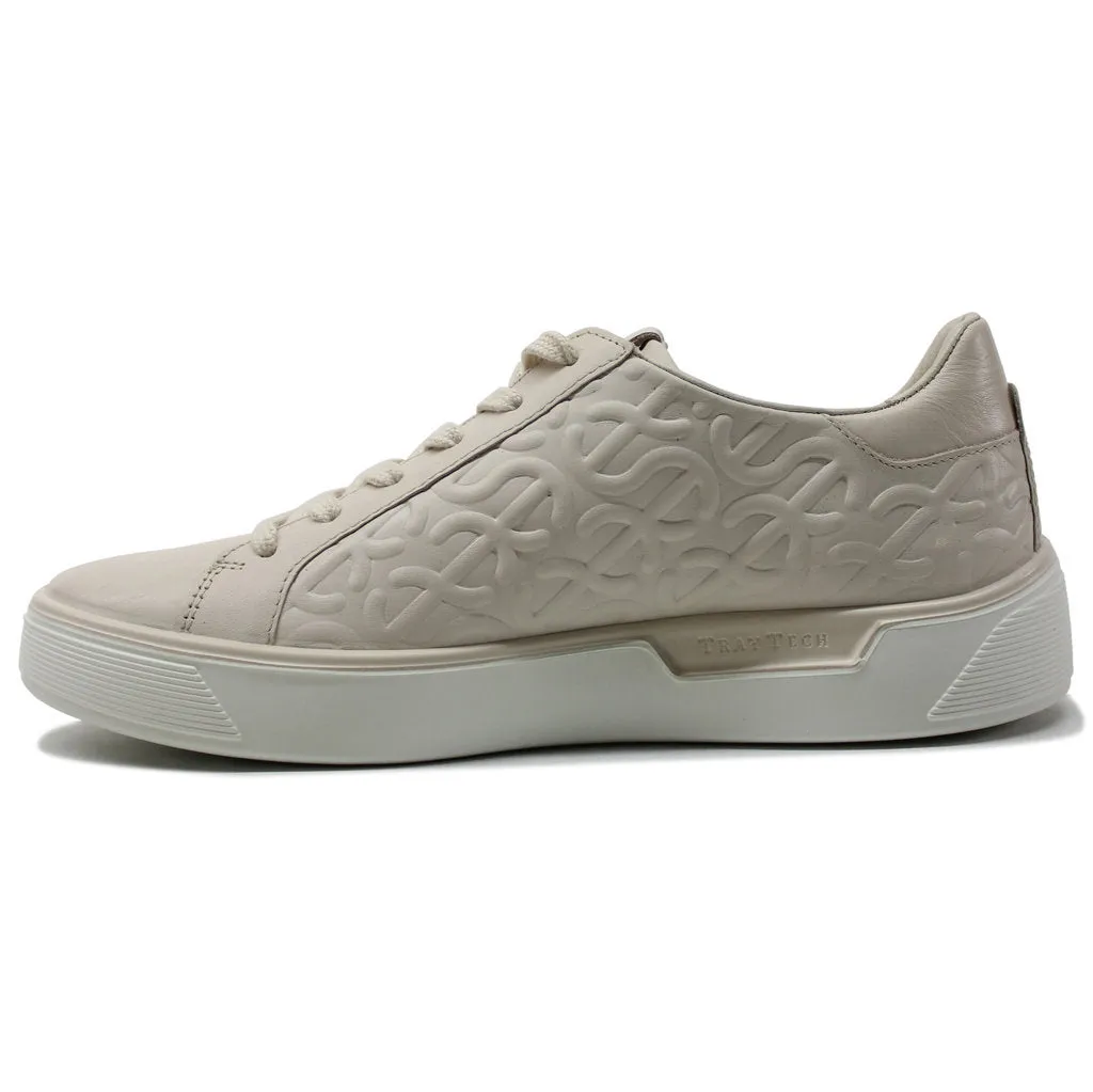Ecco Street Tray Full Grain Leather Women's Trainers