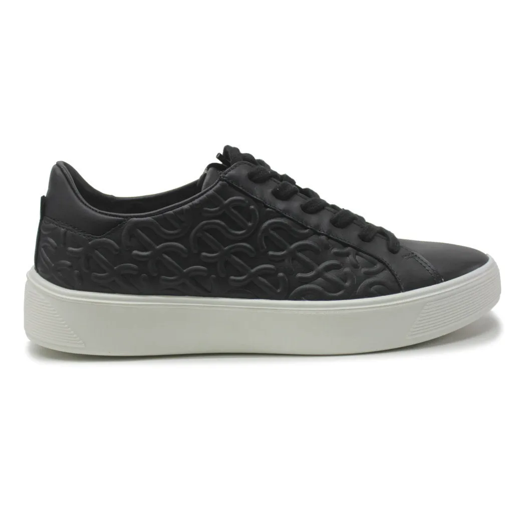 Ecco Street Tray Full Grain Leather Women's Trainers