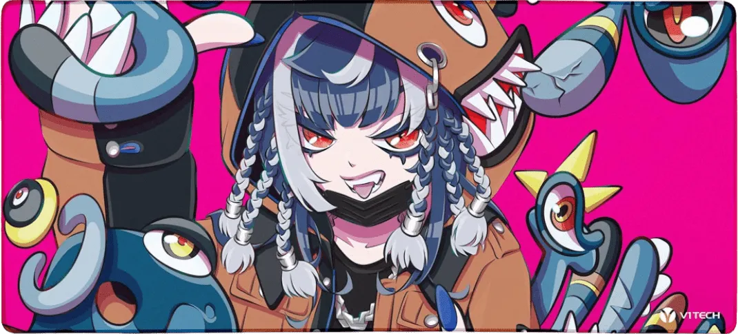 Friendly Street Creatures X-Large Mouse Pad