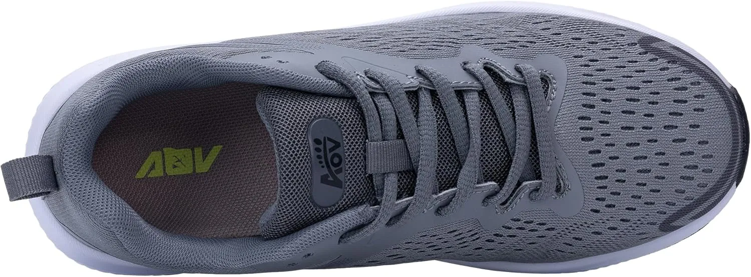 GANNOU Women Arch Support Walking Shoes Orthotic Sneakers for Plantar Fasciitis Air Tennis Shoes