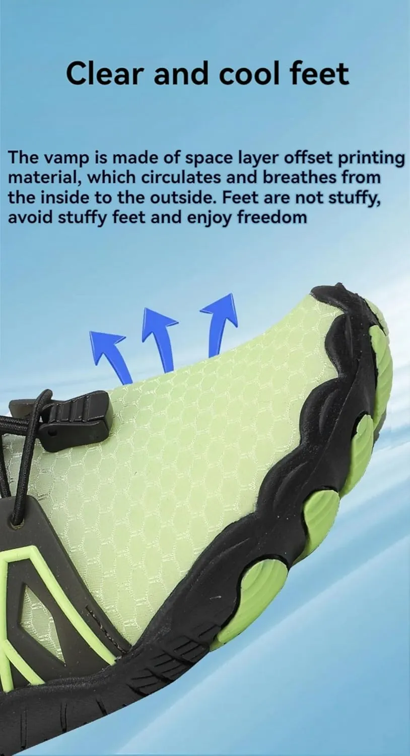 Hiking Shoes for Women Men Athletic Non Slip Water Shoes Lightweight Breathable Quick Dry Barefoot Shoes Unisex Grounded Footwear for Swimming Running Climbing Camping Surfing Riding Kayaking