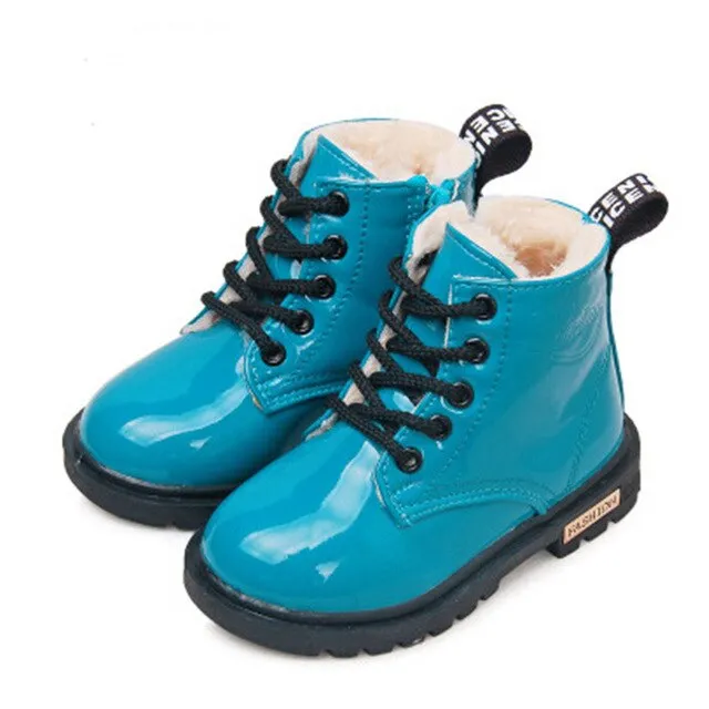 Kids Shoes Martin Boots Children Snow Shoes Motorcycle Boots