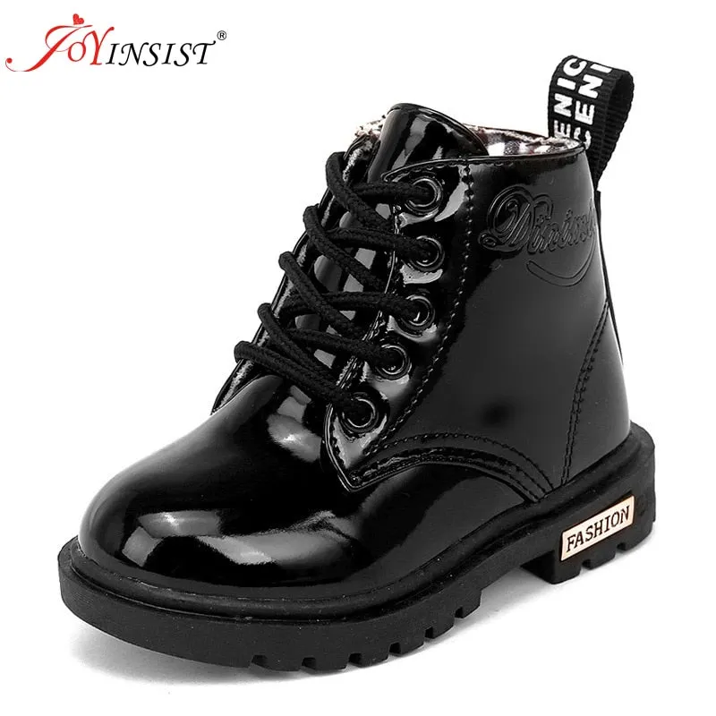 Kids Shoes Martin Boots Children Snow Shoes Motorcycle Boots