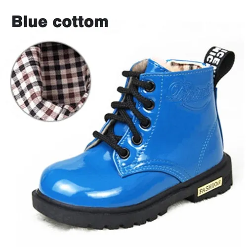 Kids Shoes Martin Boots Children Snow Shoes Motorcycle Boots