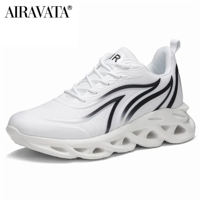 Men&#39;s Flame Printed Sneakers Sports Shoes Comfortable Running Shoes Outdoor Men Athletic Shoes Trainers