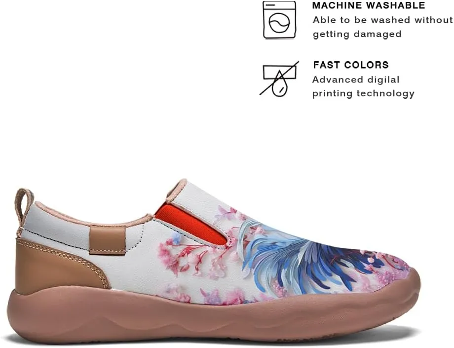 Men's Shoes Art Painted Sneakers Slip On Round Toe Casual Loafers Lightweight Comfort Fashion Travel Shoes Animal Style