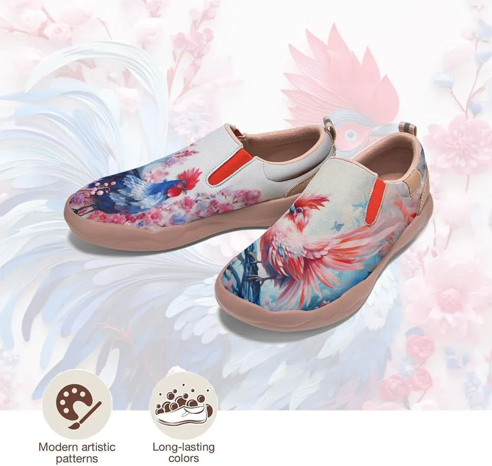 Men's Shoes Art Painted Sneakers Slip On Round Toe Casual Loafers Lightweight Comfort Fashion Travel Shoes Animal Style