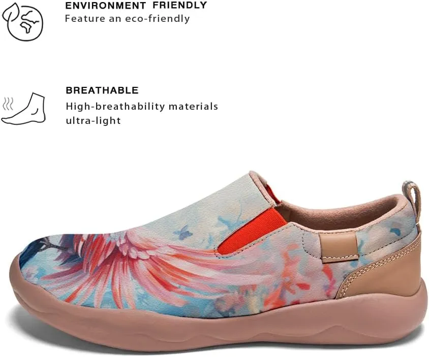 Men's Shoes Art Painted Sneakers Slip On Round Toe Casual Loafers Lightweight Comfort Fashion Travel Shoes Animal Style