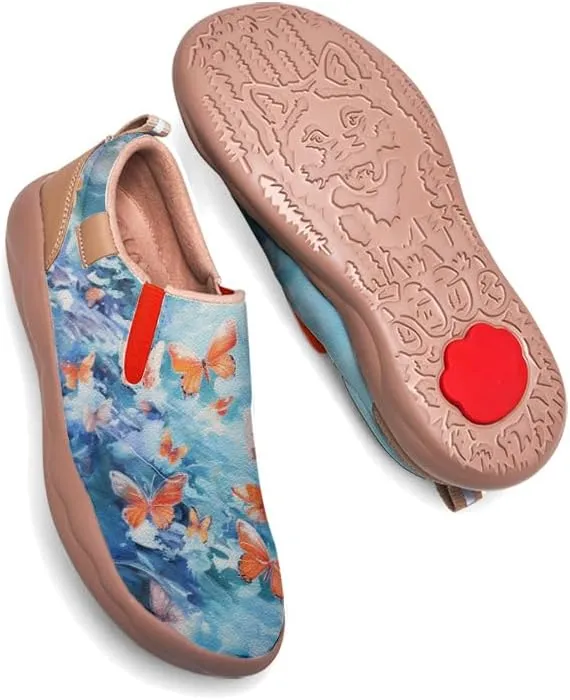Men's Shoes Art Painted Sneakers Slip On Round Toe Casual Loafers Lightweight Comfort Fashion Travel Shoes Animal Style