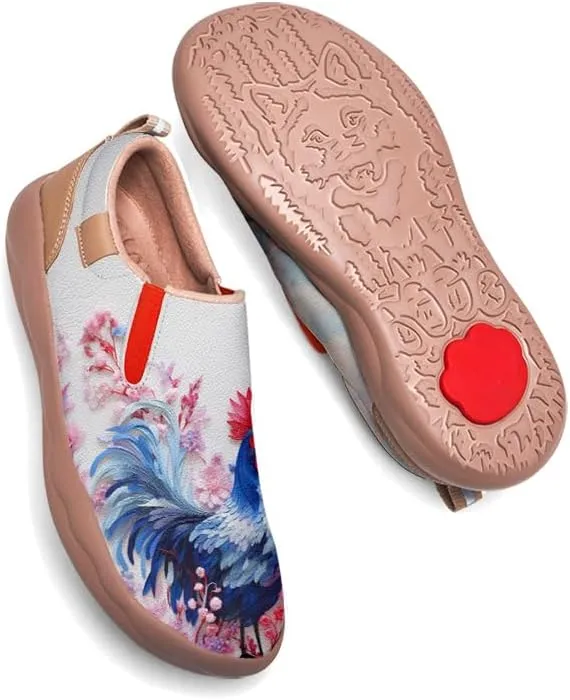 Men's Shoes Art Painted Sneakers Slip On Round Toe Casual Loafers Lightweight Comfort Fashion Travel Shoes Animal Style
