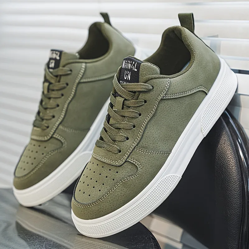 Men's Stylish Laced Trainers with Soft Sole | Perfect for All Seasons