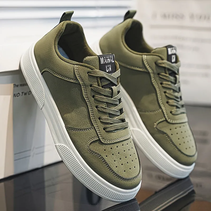 Men's Stylish Laced Trainers with Soft Sole | Perfect for All Seasons