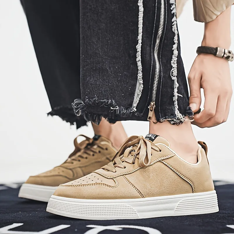 Men's Stylish Laced Trainers with Soft Sole | Perfect for All Seasons