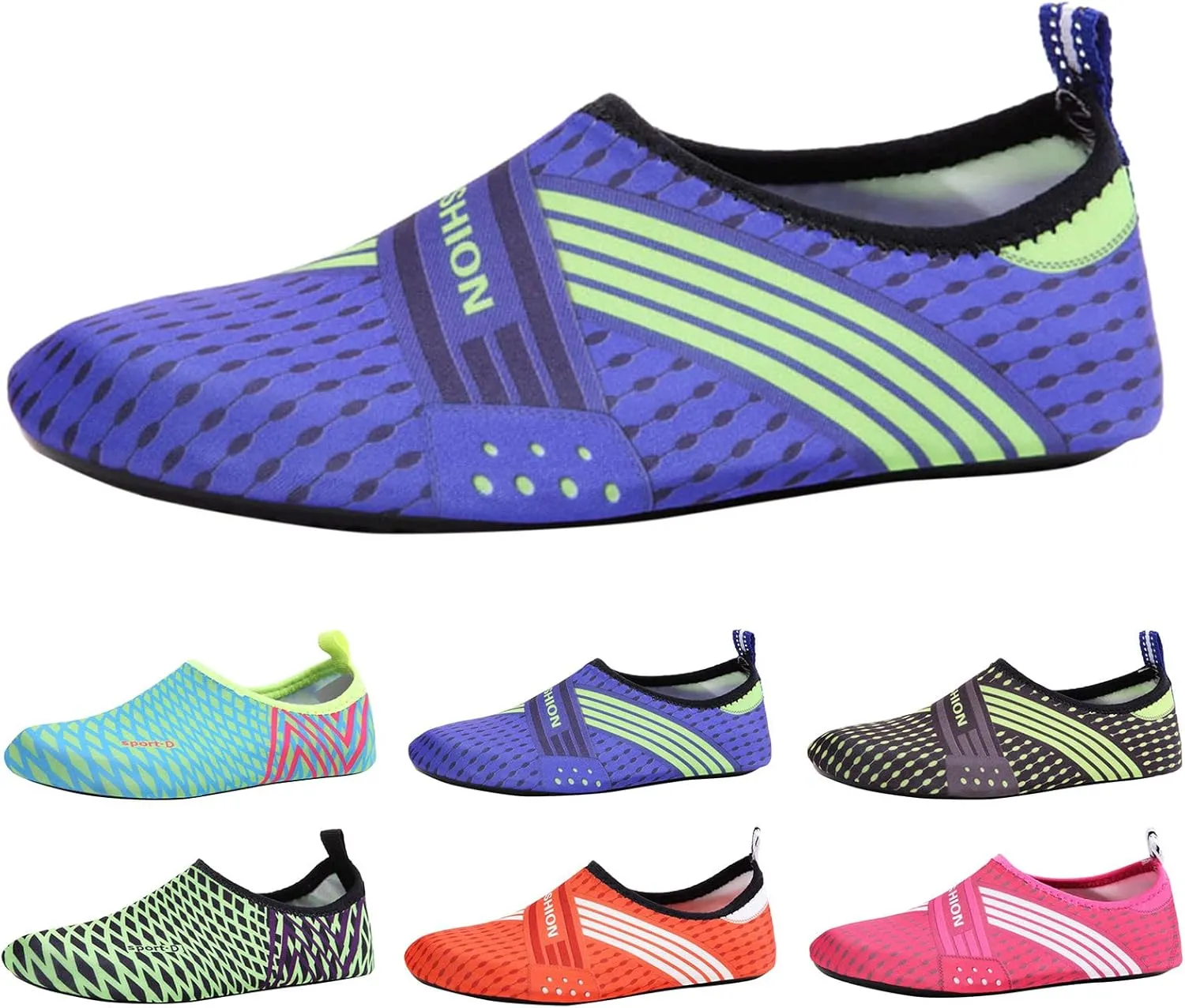 Mens Womens Water Shoes Barefoot Quick Dry Aqua Socks for Beach Swimming Surf Yoga Camping Boating River Pool Non Slip Sport Shoes Spring Shoe for Women 2025