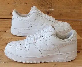 Nike Air Force 1 Low Leather Trainers UK7/US9.5/EU41 DD8959-100 Triple White