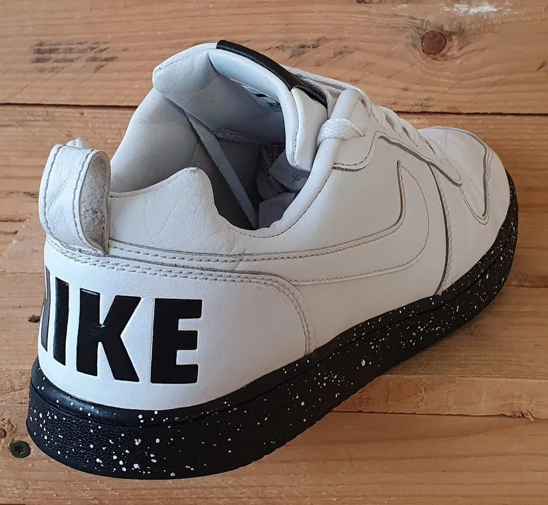 Nike Court Borough Low Leather Trainers UK9/US10/EU44 916760-100 White/Black