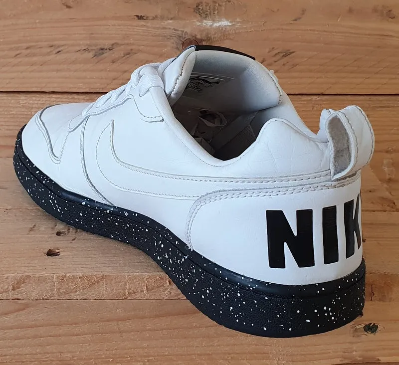 Nike Court Borough Low Leather Trainers UK9/US10/EU44 916760-100 White/Black