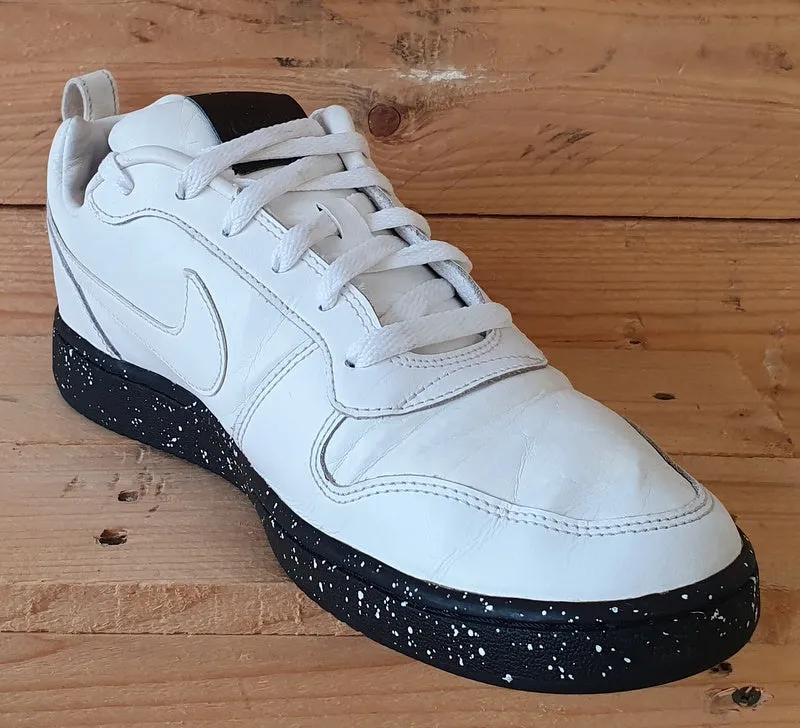 Nike Court Borough Low Leather Trainers UK9/US10/EU44 916760-100 White/Black