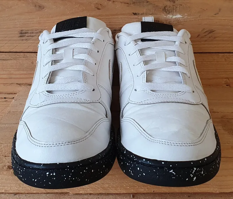 Nike Court Borough Low Leather Trainers UK9/US10/EU44 916760-100 White/Black