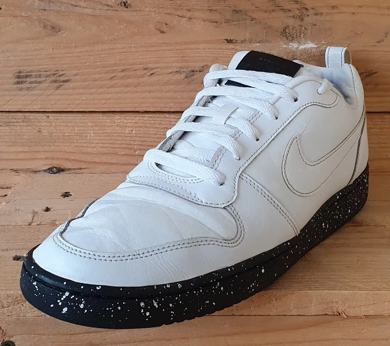Nike Court Borough Low Leather Trainers UK9/US10/EU44 916760-100 White/Black
