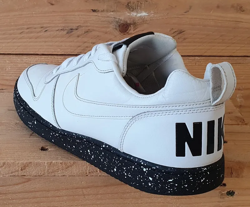 Nike Court Borough Low Leather Trainers UK9/US10/EU44 916760-100 White/Black