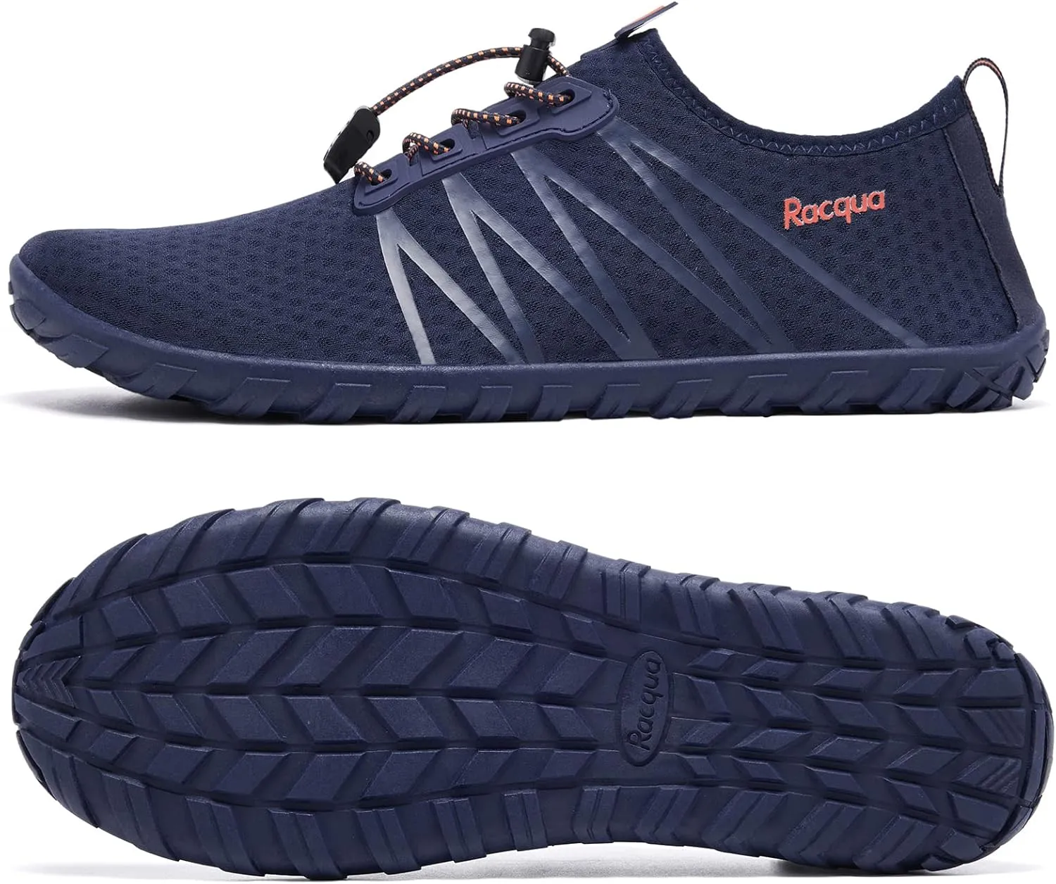Racqua Women Men Water Shoes Barefoot Sport Beach Swim Shoes