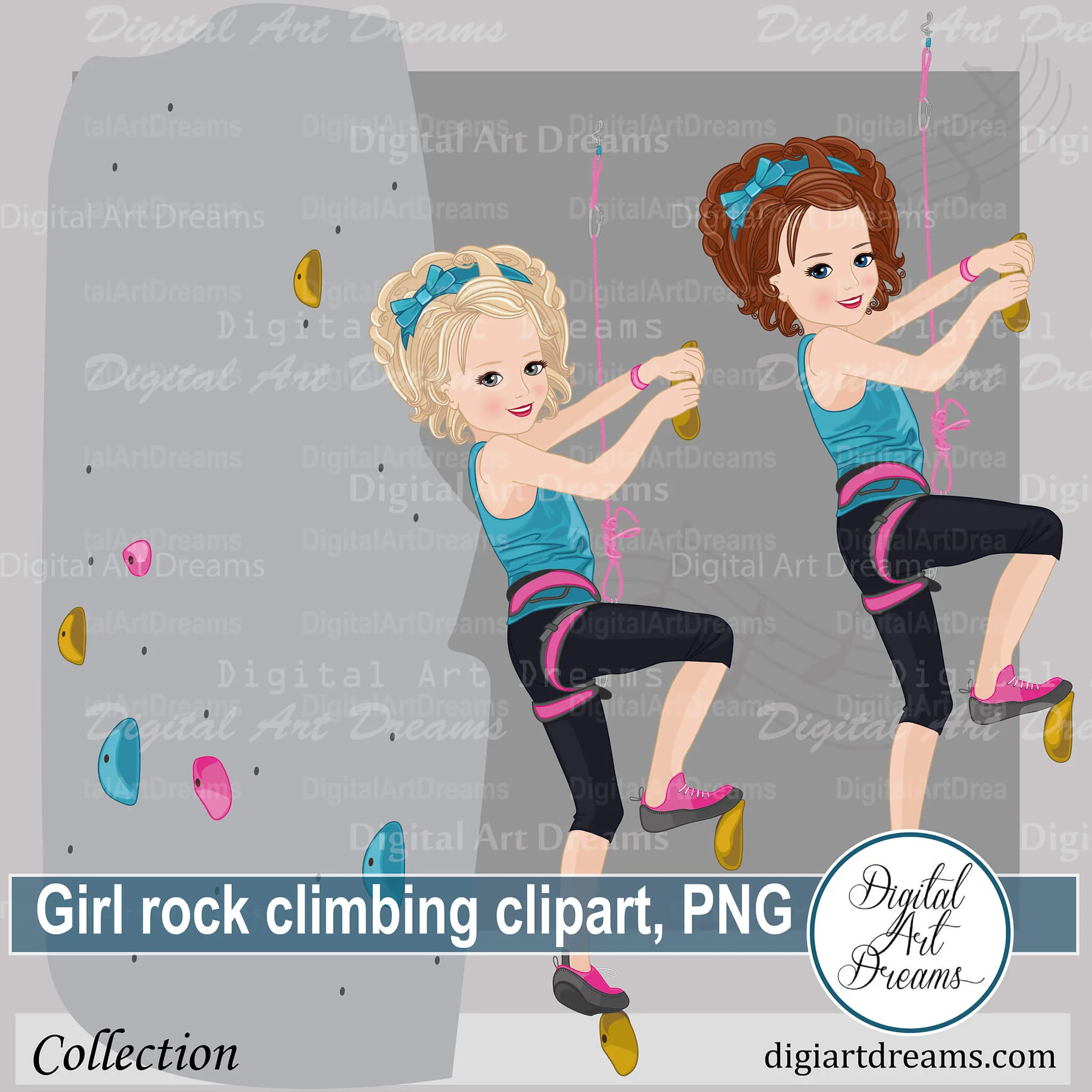 Rock Climbing Clipart