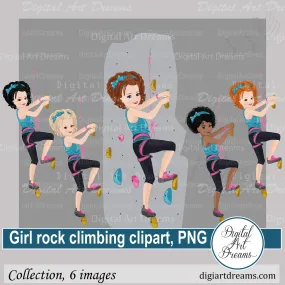 Rock Climbing Clipart