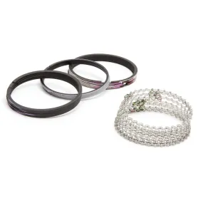 Speed-Pro File Fit Plasma Moly Piston Ring Set - 4.000" Bore ( .045") - Top Ring: 1/16", 2nd Ring: 1/16", Oil Ring: 3/16", Oil Tension Ring: Low