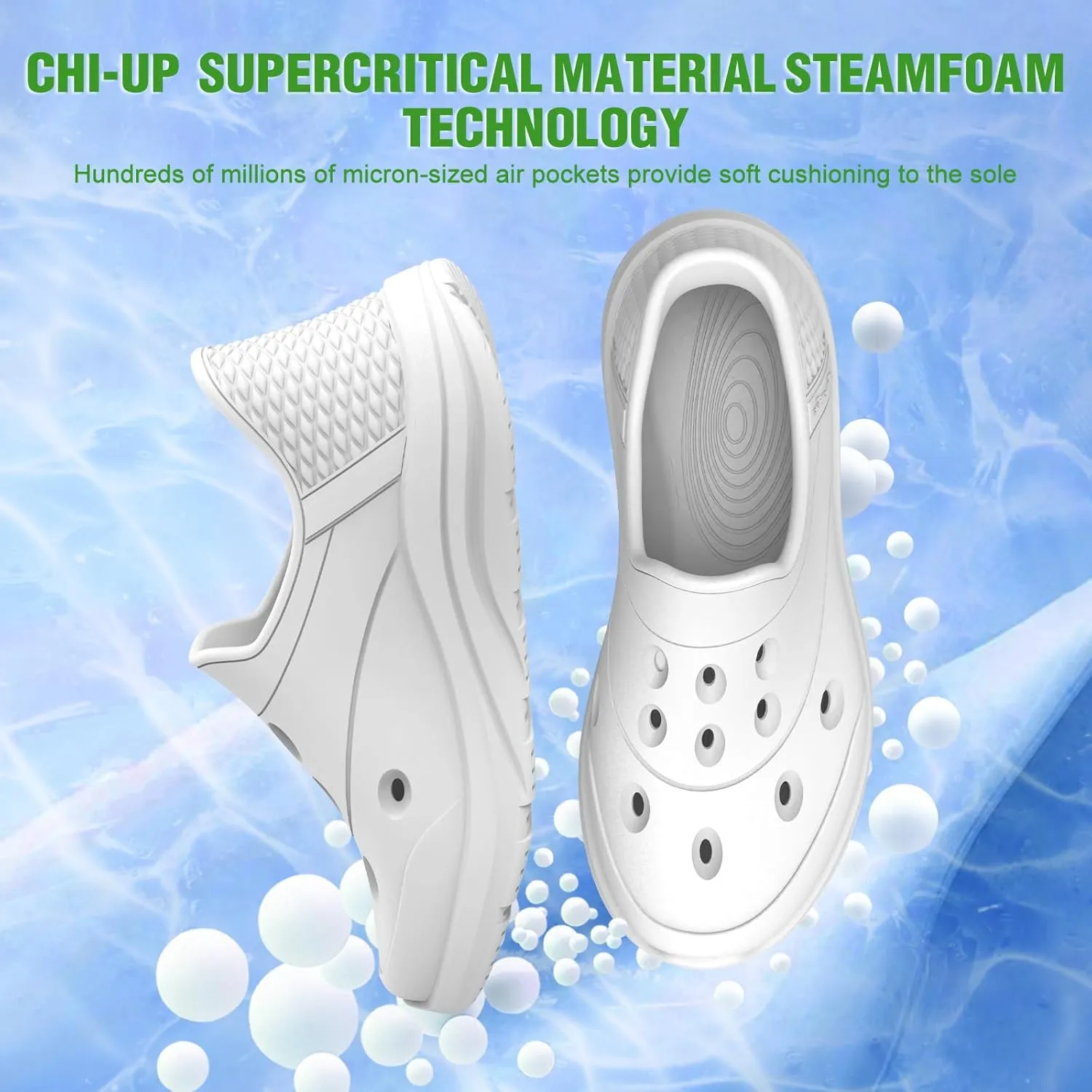 Sports Sandals Unisex for Men and Women - Lightweight Closed Toe Hiking Sandals - Waterproof Athletic & Outdoor Slides