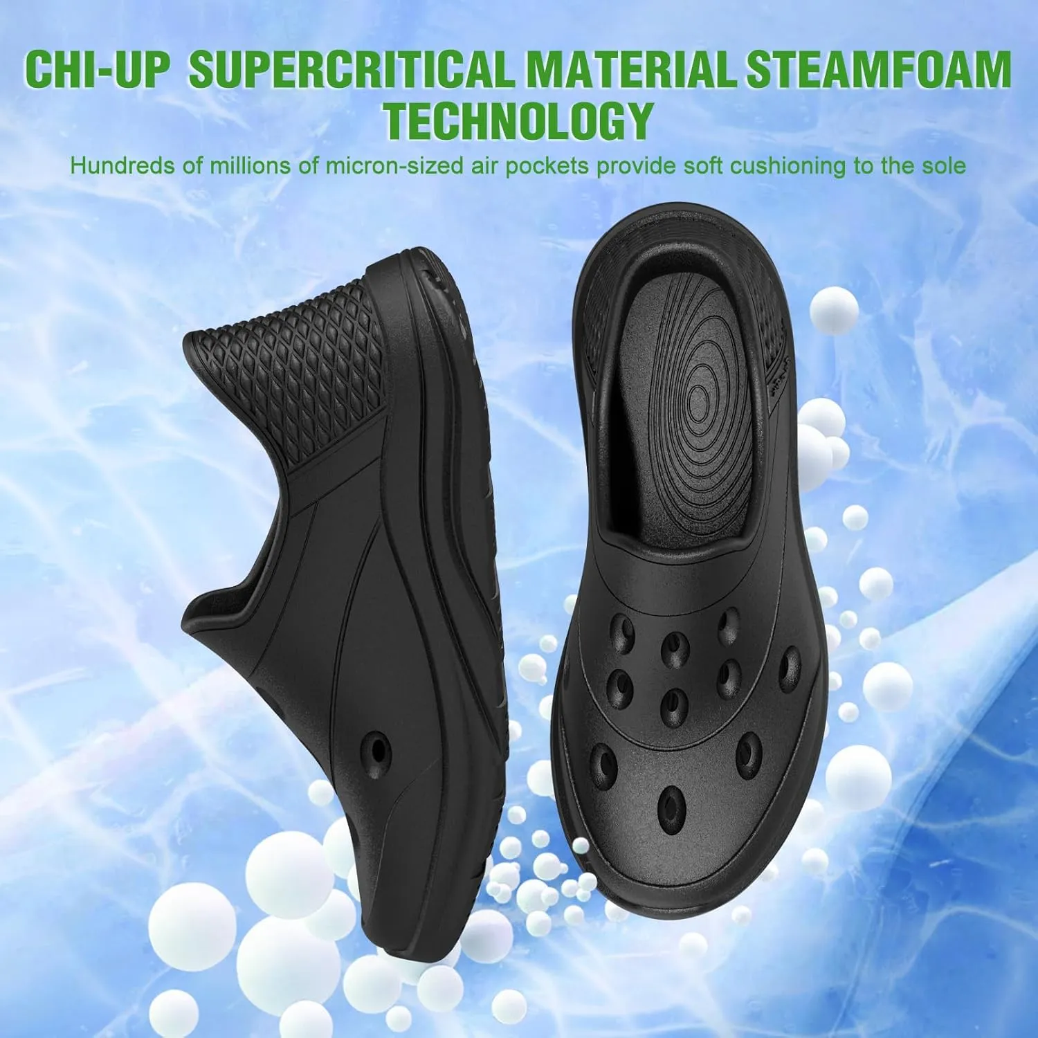Sports Sandals Unisex for Men and Women - Lightweight Closed Toe Hiking Sandals - Waterproof Athletic & Outdoor Slides