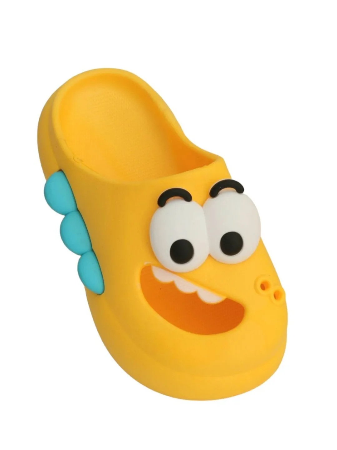 Sunny Dino Character Sliders - Bright Yellow Aquatic-Themed for Boys