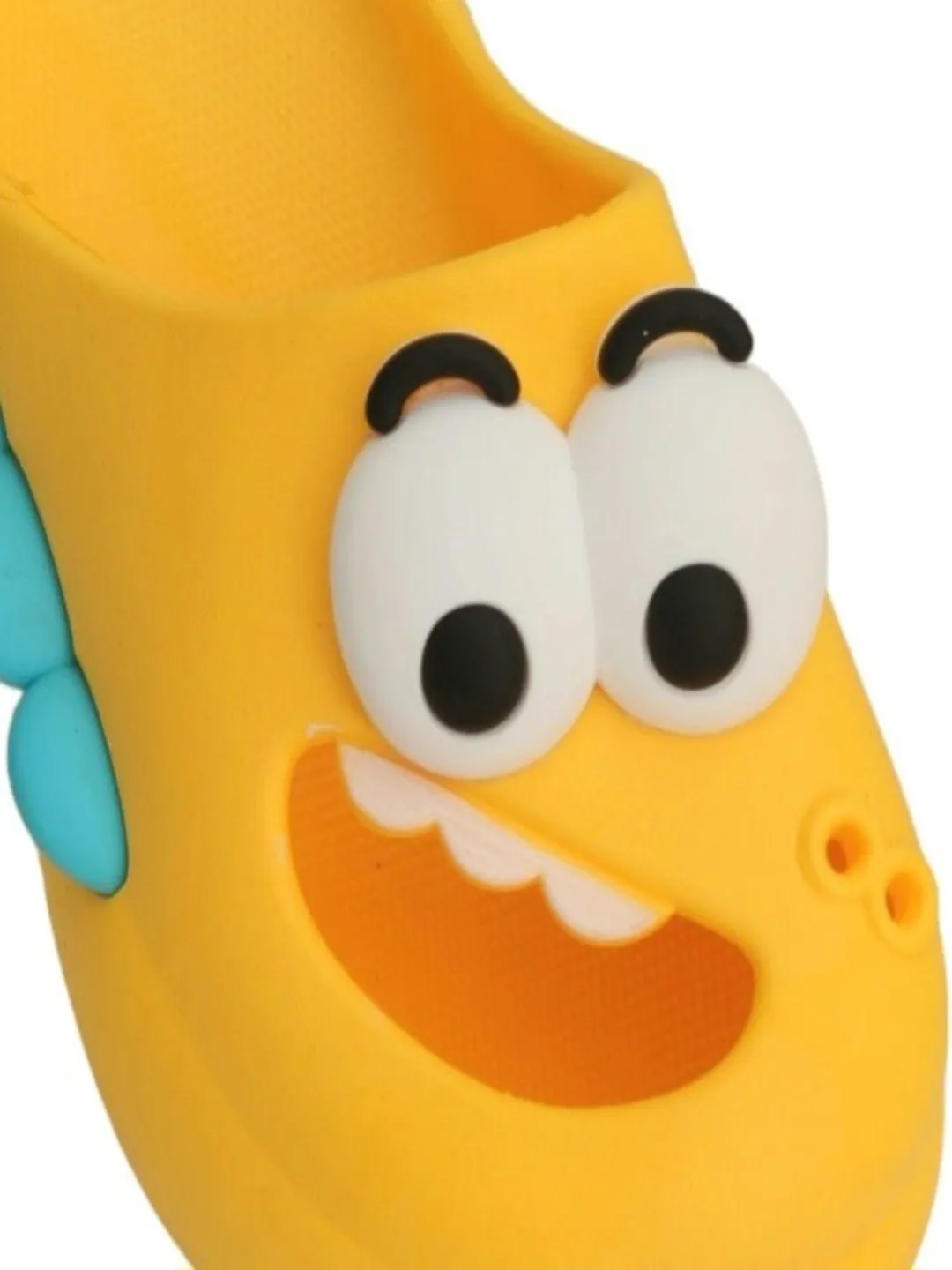 Sunny Dino Character Sliders - Bright Yellow Aquatic-Themed for Boys