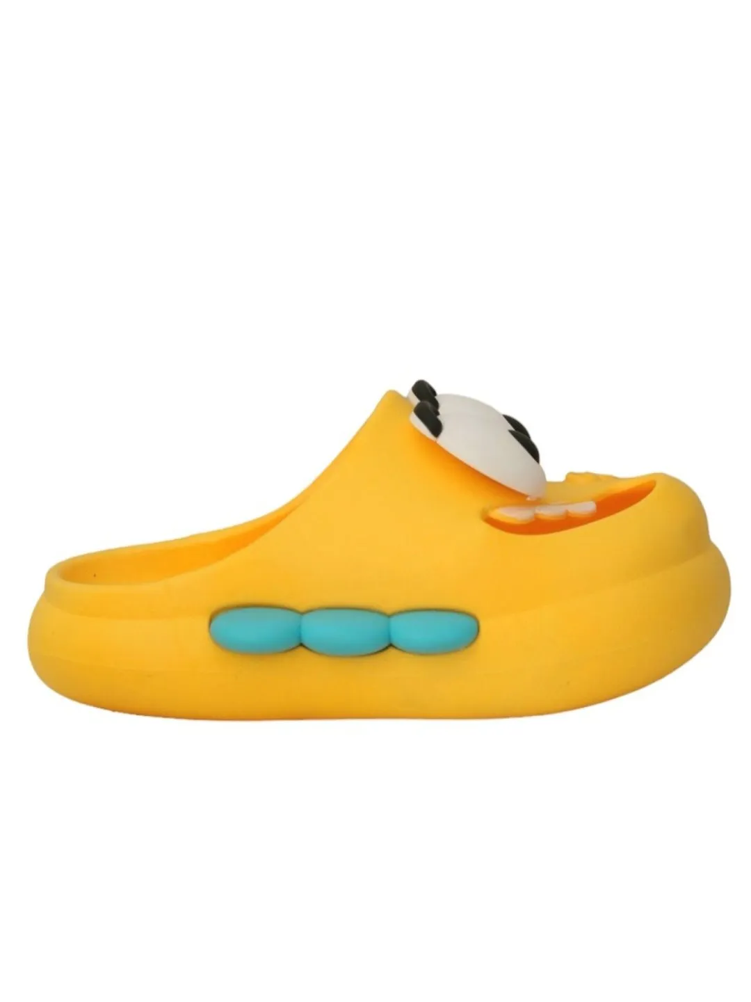 Sunny Dino Character Sliders - Bright Yellow Aquatic-Themed for Boys